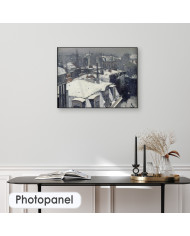 Gustave Caillebotte, Vue de toits (effet de neige), 1878