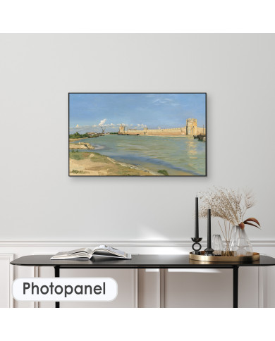 Frédéric Bazille, The Ramparts at Aigues-Mortes, 1867 Frédéric Bazille, The Ramparts at Aigues-Mortes, 1867