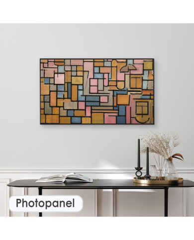 Piet Mondrian, Tableau III: compositie in ovaal, 1914 Piet Mondrian, Tableau III: compositie in ovaal, 1914