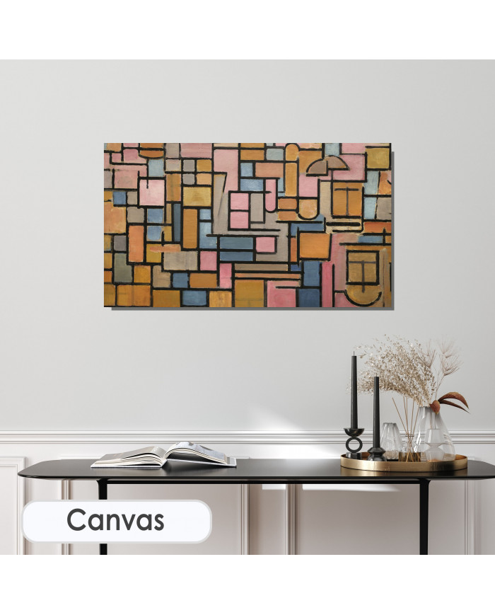 Piet Mondrian, Tableau III: compositie in ovaal, 1914