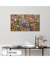 Piet Mondrian, Tableau III: compositie in ovaal, 1914