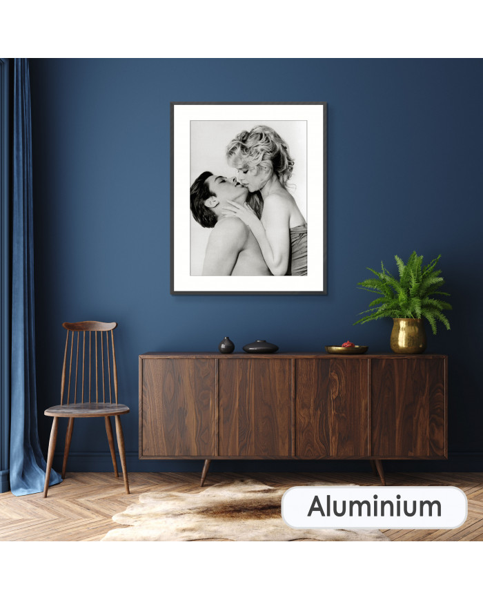 Brigitte Bardot y Alain Delon