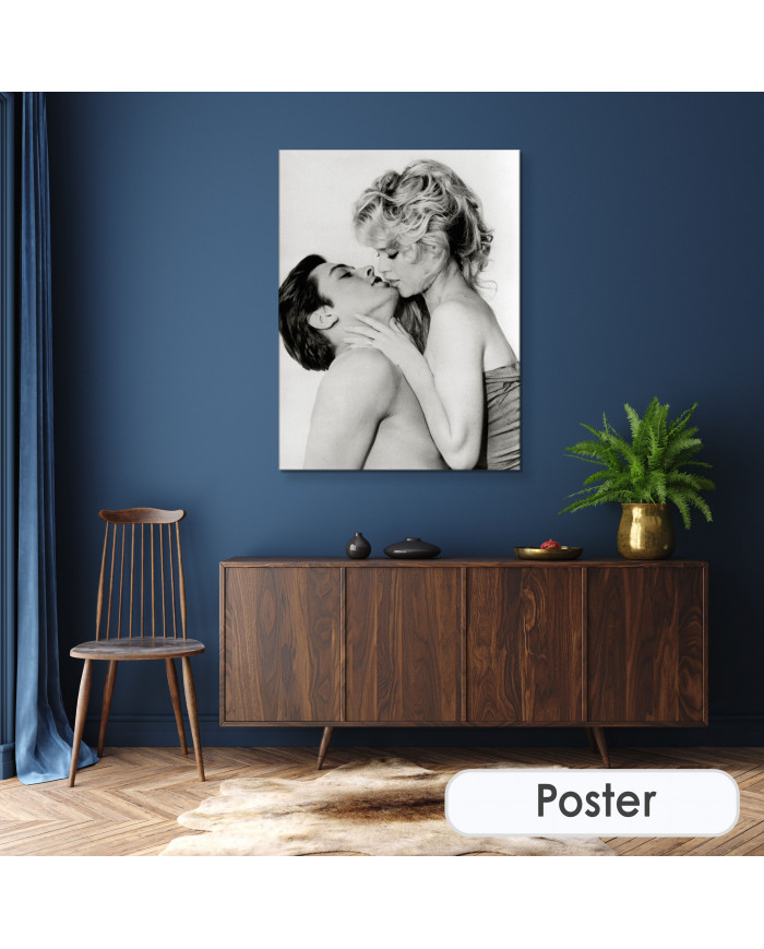 Brigitte Bardot y Alain Delon