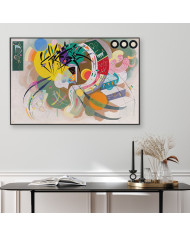 Vasily Kandinsky,  Courbe dominante, 1936