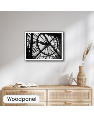 Vista del Museo del Louvre desde el reloj del Museo De Orsay, París