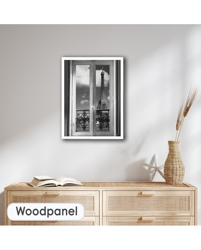 Casa con vistas a la Torre Eiffel, París, Francia