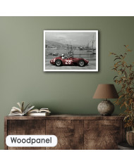 Sir Stirling Moss con su Maserati 250F, Gran Premio de Mónaco, 1956