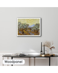 Vincent van Gogh, Olive Trees with yellow sky and sun, 1889