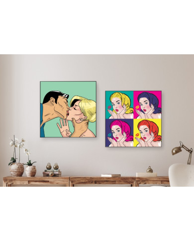 Pop Art Style collection, a tribute to Roy Lichtenstein Pop Art Style collection, a tribute to Roy Lichtenstein