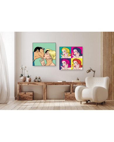 Pop Art Style collection, a tribute to Roy Lichtenstein Pop Art Style collection, a tribute to Roy Lichtenstein