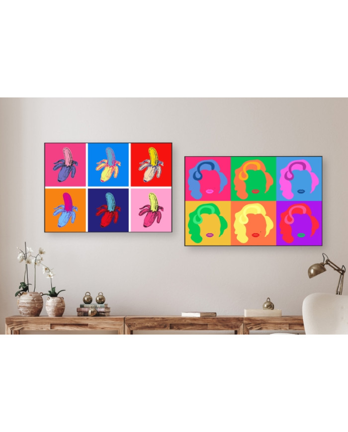 Pop Art Style collection, a tribute to Andy Warhol