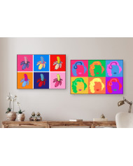 Pop Art Style collection, a tribute to Andy Warhol