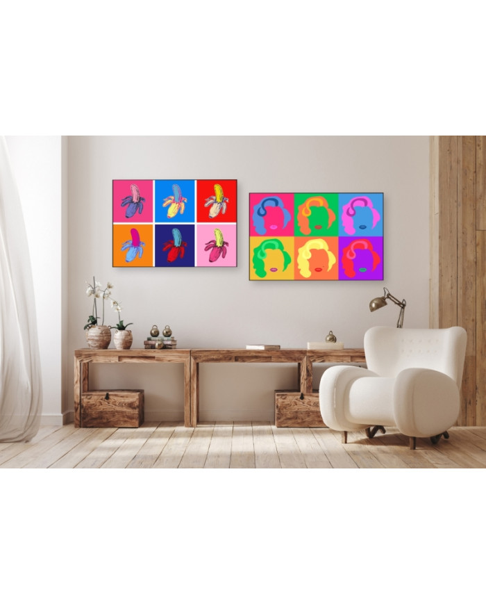 Pop Art Style collection, a tribute to Andy Warhol