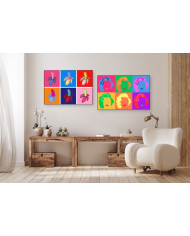 Pop Art Style collection, a tribute to Andy Warhol