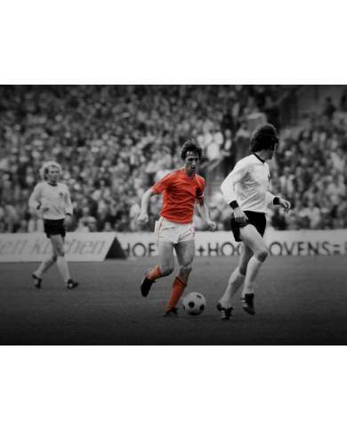 Johan Cruyff y Franz Beckenbauer, Final Mundial Alemania 1974 Johan Cruyff y Franz Beckenbauer, Final Mundial Alemania 1974