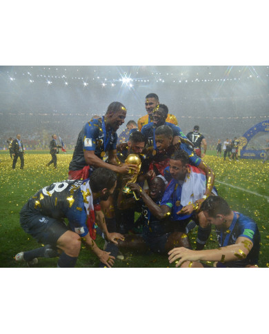 Celebración de la victoria de Francia en la Copa Mundial de Fútbol de Rúsia 2018 Celebración de la victoria de Francia en la Copa Mundial de Fútbol de Rúsia 2018