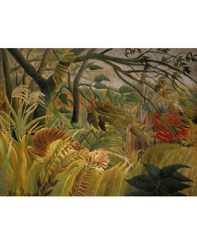 Henri Rousseau, Tigre en una tormenta tropical Henri Rousseau, Tigre en una tormenta tropical