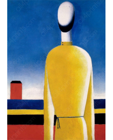 Kazimir Malevich, Complex Presentiment: Half-Figure in a Yellow Shirt Kazimir Malevich, Complex Presentiment: Half-Figure in a Yellow Shirt