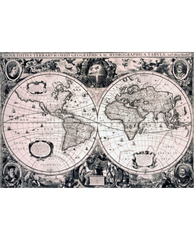 Carte du monde de Jodocus Hondius le Jeune (1594-1629) Carte du monde de Jodocus Hondius le Jeune (1594-1629)
