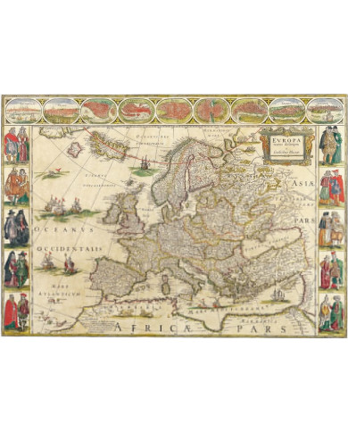 Guillermo Blaeuno,Map of Europe, XVII Guillermo Blaeuno,Map of Europe, XVII