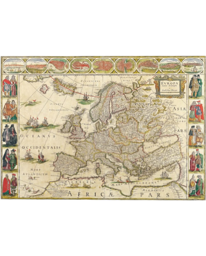 Guillermo Blaeuno,Map of Europe, XVII