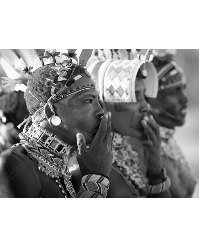 Guerreros Samburu, Archers Post, Kenia