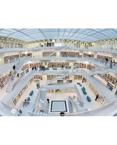 Biblioteca de Stuttgart, Alemania Biblioteca de Stuttgart, Alemania