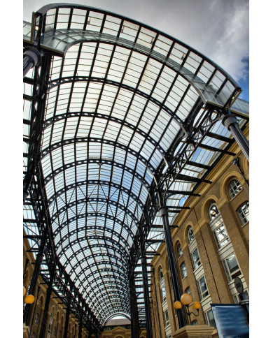Estructura de la cubierta, Covent Garden, Londres, Gran Bretaña Estructura de la cubierta, Covent Garden, Londres, Gran Bretaña