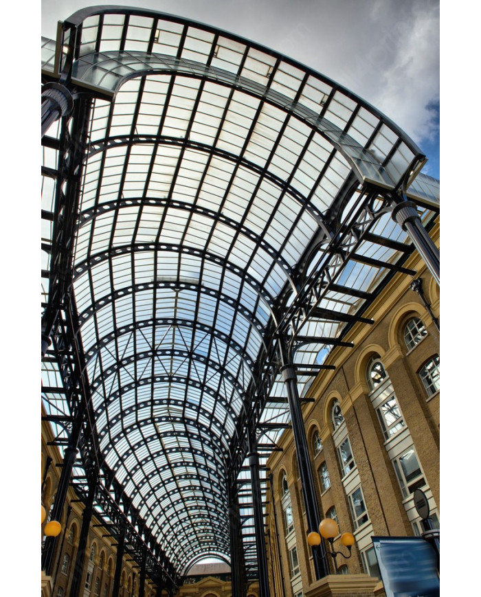 Estructura de la cubierta, Covent Garden, Londres, Gran Bretaña