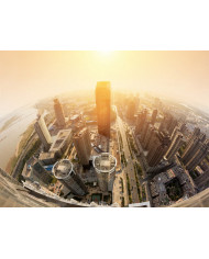 Vista desde los rascacielos, Manhattan, Nueva York, USA