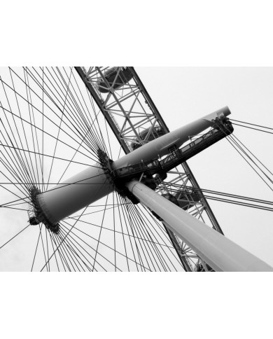 Construcción del London Eye, Londres, Gran Bretaña Construcción del London Eye, Londres, Gran Bretaña