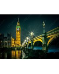 Big Ben junto a la casa del Parlamento, Londres, Gran Bretaña