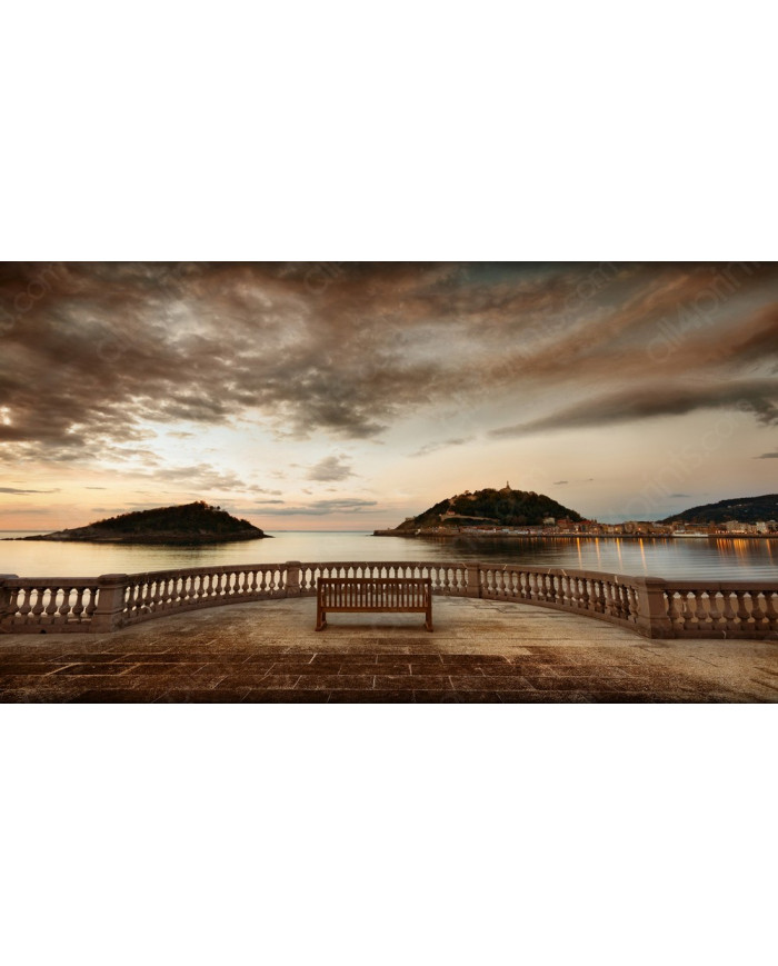 Bahia de la concha, San Sebastian, España