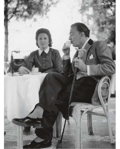 Salvador Dalí y Gala en el hotel Ritz de Madrid Salvador Dalí y Gala en el hotel Ritz de Madrid