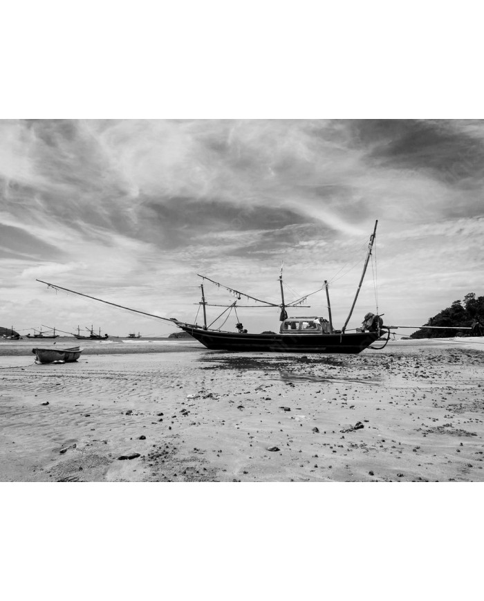 Barco de pesca en Tailandia