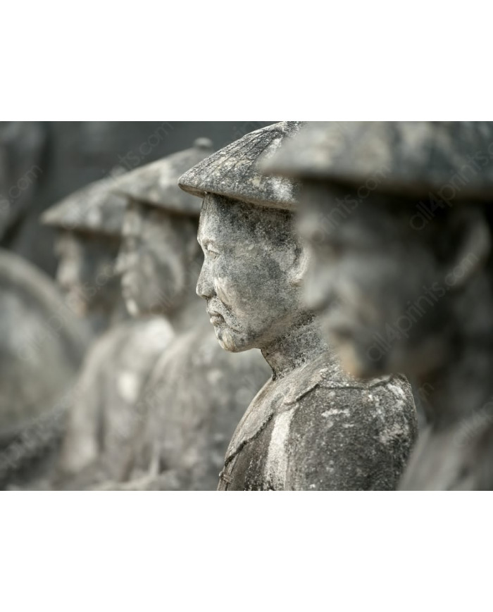 Guardianes de la Tumba de Khai Dinh, Hue, Vietnam