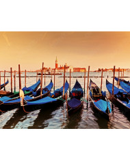 Góndolas del Gran Canal, Venecia, Italia