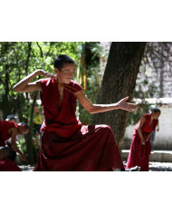 Monjes del monasterio de  Sera, Lhasa, Tibet