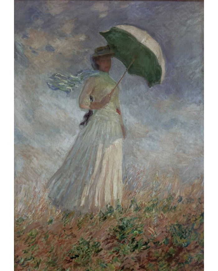 Monet, La dama de la sombrilla