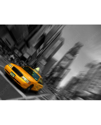 Taxi de Nueva York,  Times Square, USA Taxi de Nueva York,  Times Square, USA