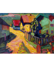 Kandinski, Femme dans une rue de Murnau
