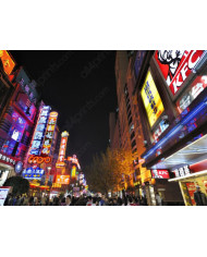 Luces de Neon de Nanjing Road