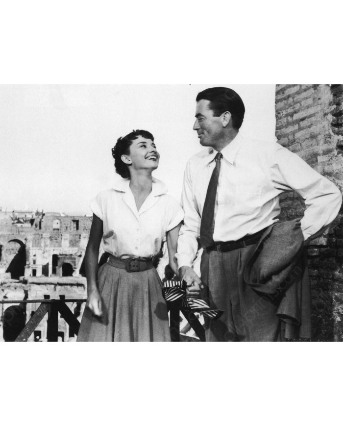 Audrey Hepburn en "Vacaciones en Roma"
