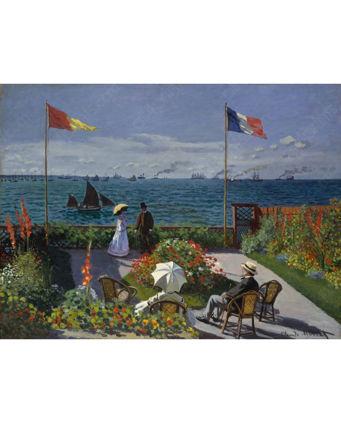 Claude Monet, Terrasse à Sainte-Adresse