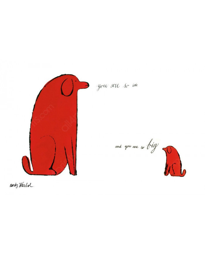 A. Warhol, You are so little … and you are so big