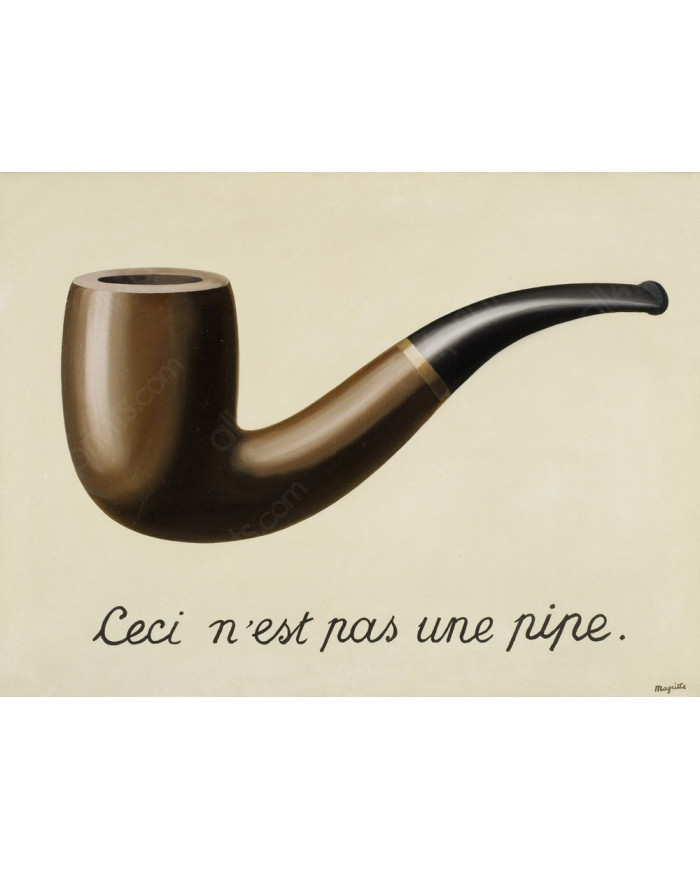 Rene Magritte,  La Trahison des Images