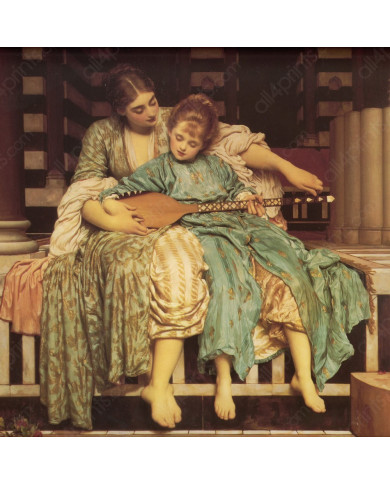 Frederic Leighton, music lesson Frederic Leighton, music lesson