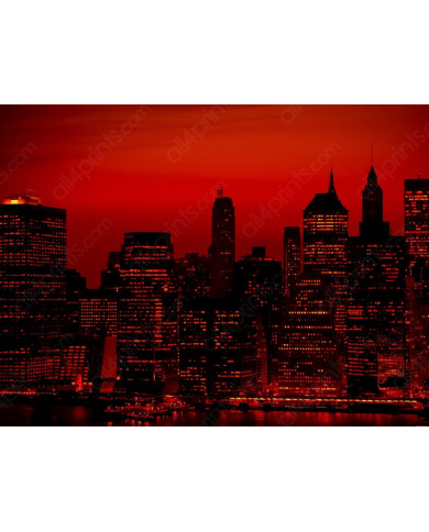 Atardecer en Nueva York, USA Atardecer en Nueva York, USA