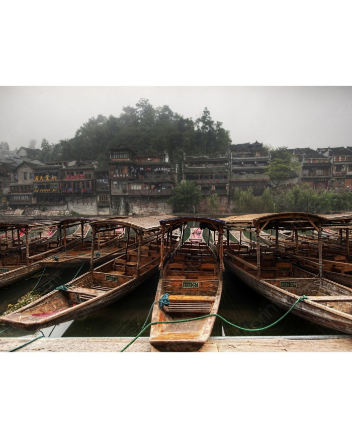 Barcas de pescadores, China