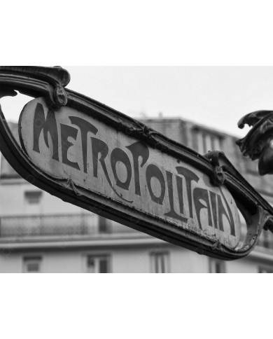 Detalle del Metro Metropolitain, París, Francia Detalle del Metro Metropolitain, París, Francia